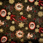 Tissu patchwork noël