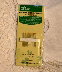 Aiguilles quilting N°12 Clover