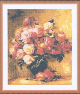 Bouquet of Roses by Renoir