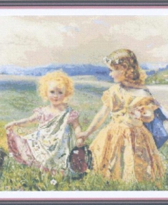 Children in a Flower Meadow