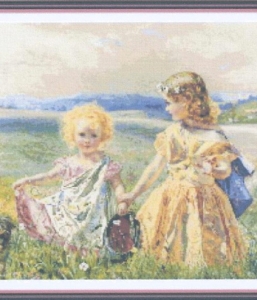 Children in a Flower Meadow