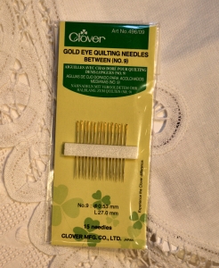 Aiguilles quilting N°9 Clover