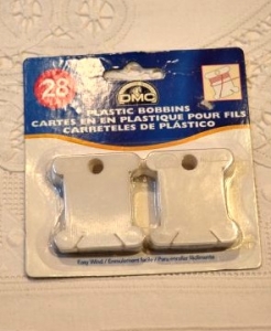 Cartes en plastique pour fils à broder