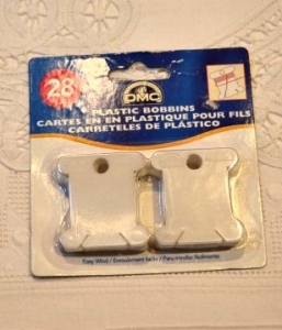 Cartes en plastique pour fils à broder