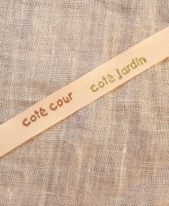 Côté cour côté jardin