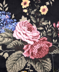 Coton de satin fleuri