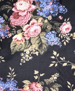 Coton de satin fleuri