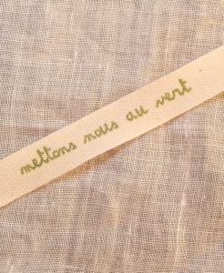 Mettons nous au vert