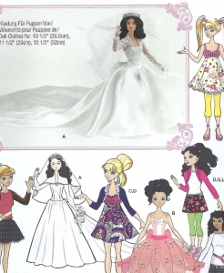 Simplicity 7578A pour poupées