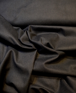 Coton uni noir