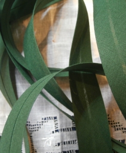 Biais uni vert sapin